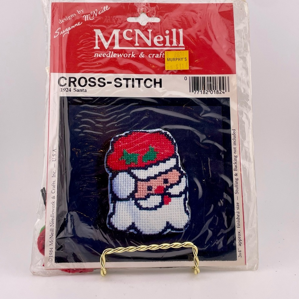 Vintage, Santa Claus Cross-Stitch by McNeill Needlework & Crafts, Inc